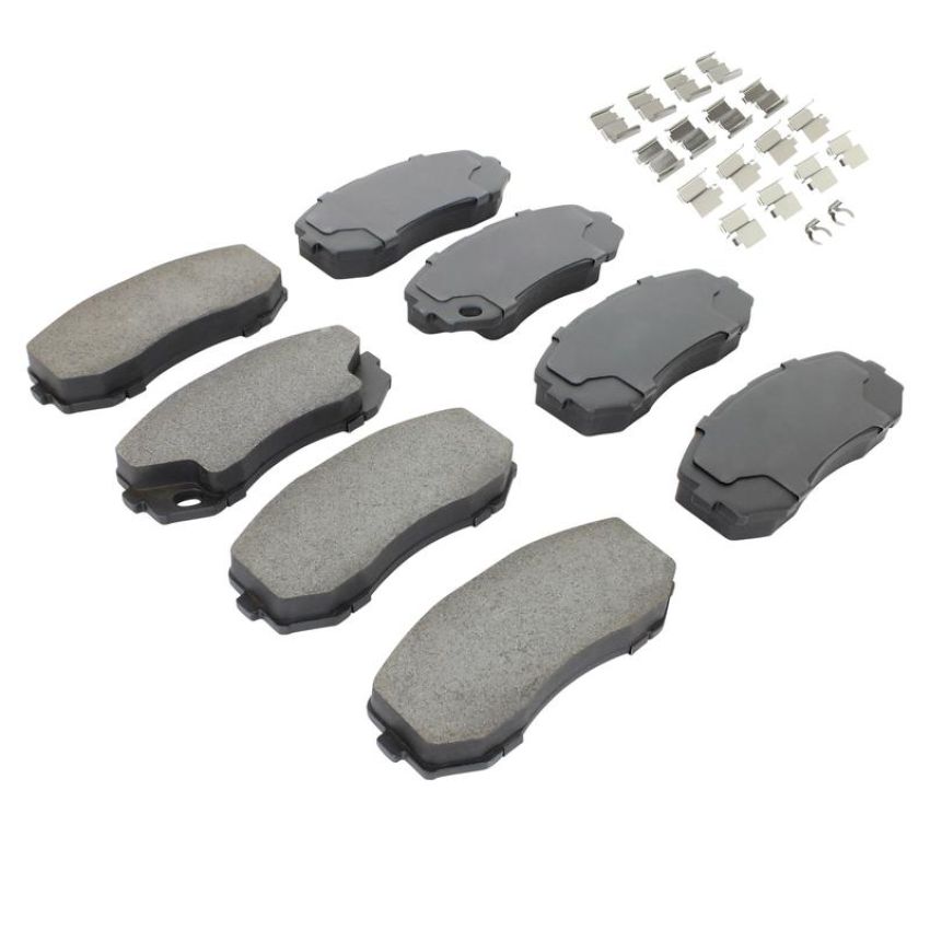 MPA 1001-1265M Quality-Built Premium Semi-Metallic Brake Pads w/ Hardware