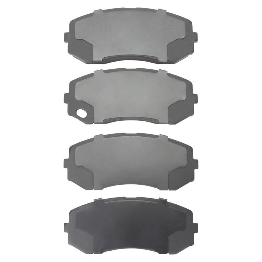 MPA 1001-1265M Quality-Built Premium Semi-Metallic Brake Pads w/ Hardware