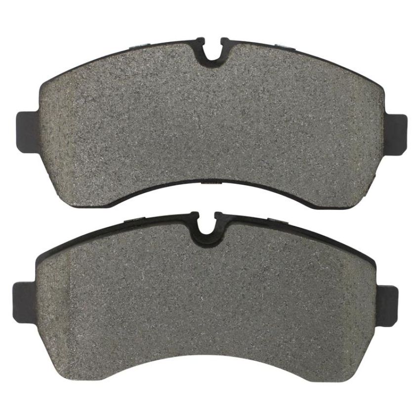MPA 1001-1268M Quality-Built Premium Semi-Metallic Brake Pads w/ Hardware