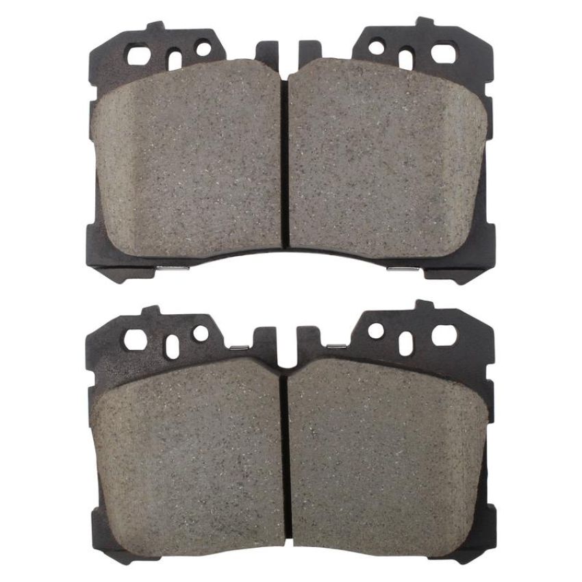 MPA 1001-1282C Quality-Built Premium Ceramic Brake Pads w/ Hardware