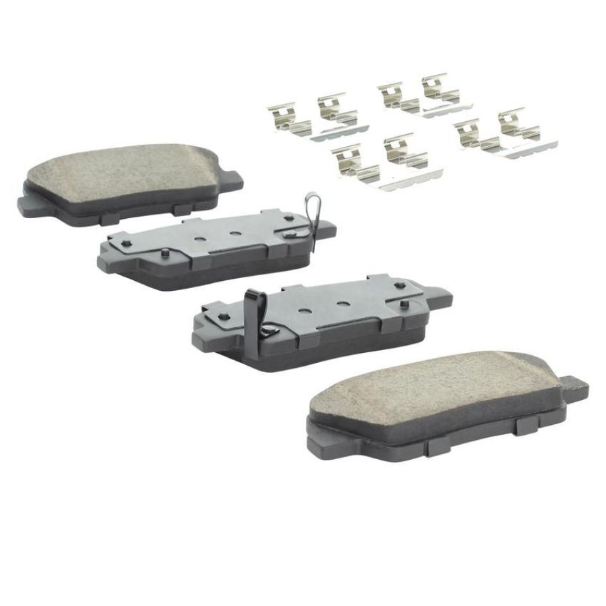 MPA 1001-1284BC Quality-Built Premium Ceramic Brake Pads w/ Hardware
