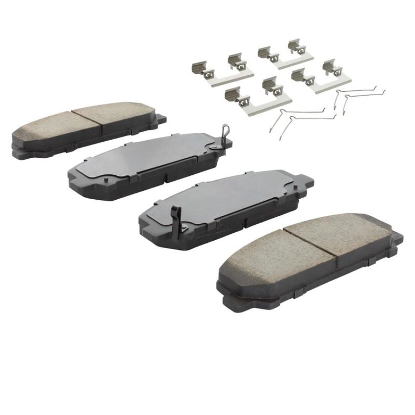 MPA 1001-1286C Quality-Built Premium Ceramic Brake Pads w/ Hardware