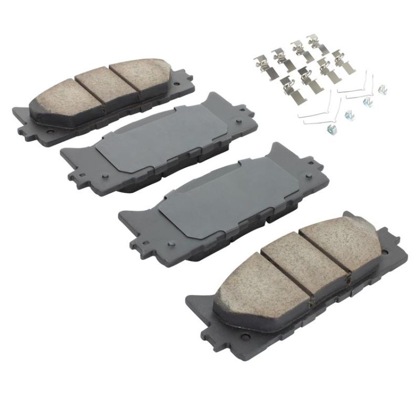 MPA 1001-1293C Quality-Built Premium Ceramic Brake Pads w/ Hardware