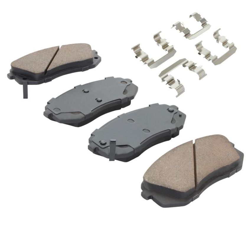 MPA 1001-1295C Quality-Built Premium Ceramic Brake Pads w/ Hardware