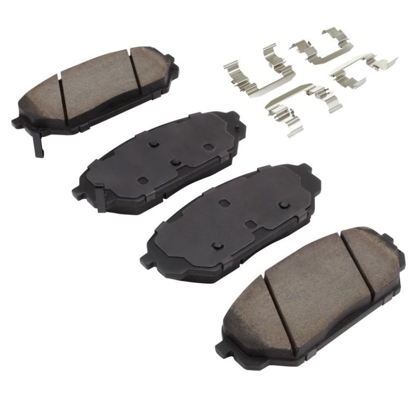 MPA 1001-1301C Quality-Built Premium Ceramic Brake Pads w/ Hardware