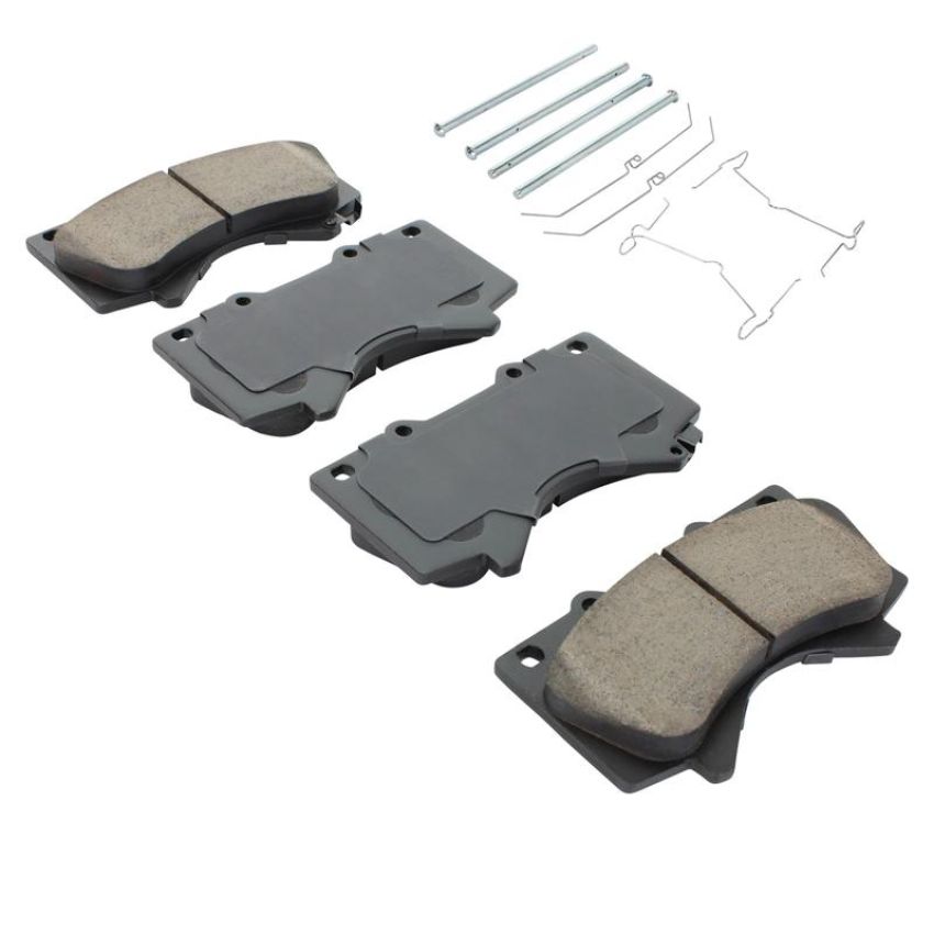 MPA 1001-1303C Quality-Built Premium Ceramic Brake Pads w/ Hardware