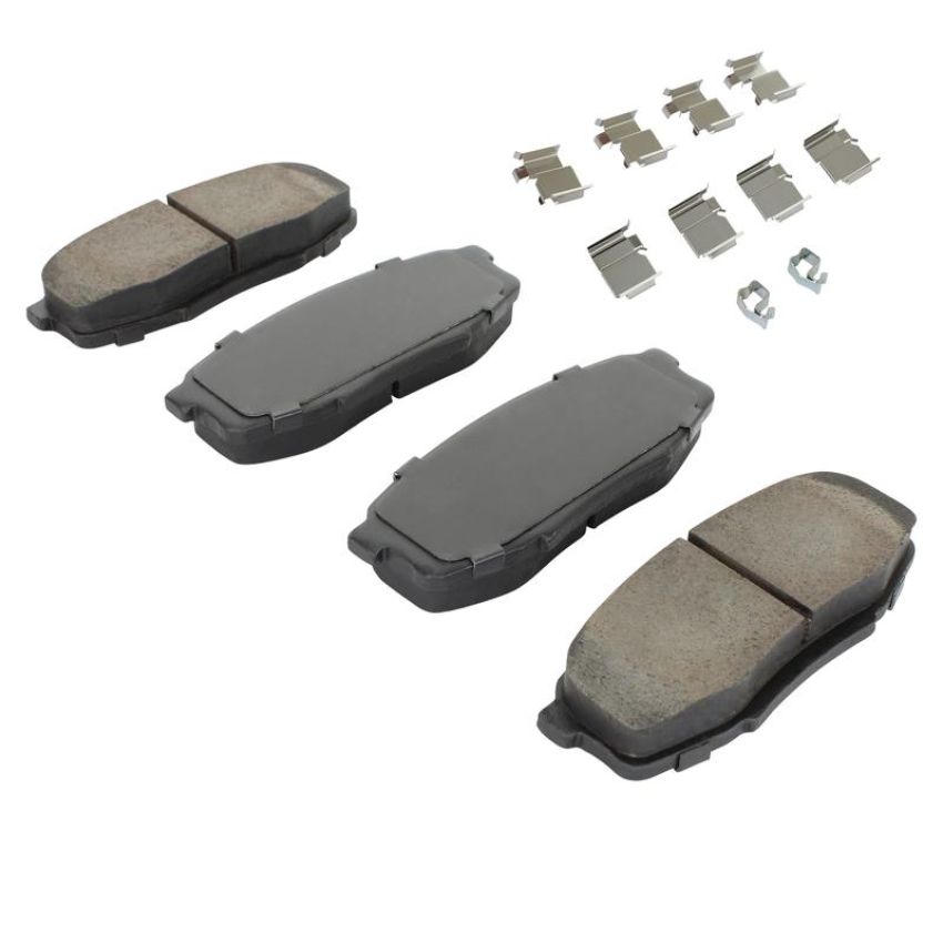 MPA 1001-1304C Quality-Built Premium Ceramic Brake Pads w/ Hardware