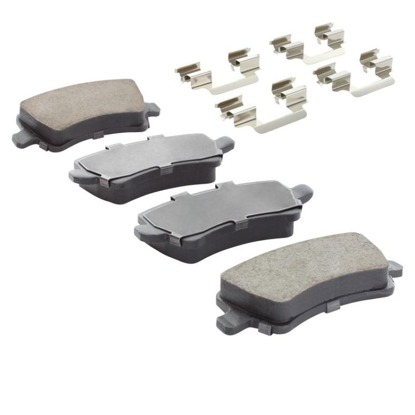 MPA 1001-1307AC Quality-Built Premium Ceramic Brake Pads w/ Hardware