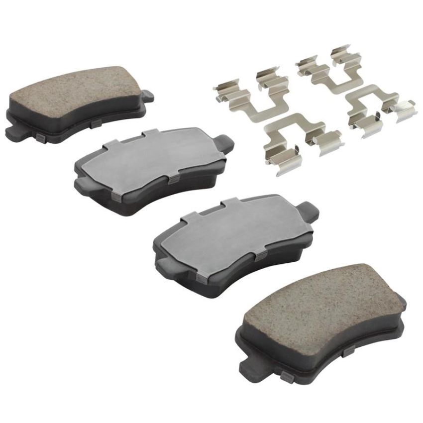 MPA 1001-1307C Quality-Built Premium Ceramic Brake Pads w/ Hardware