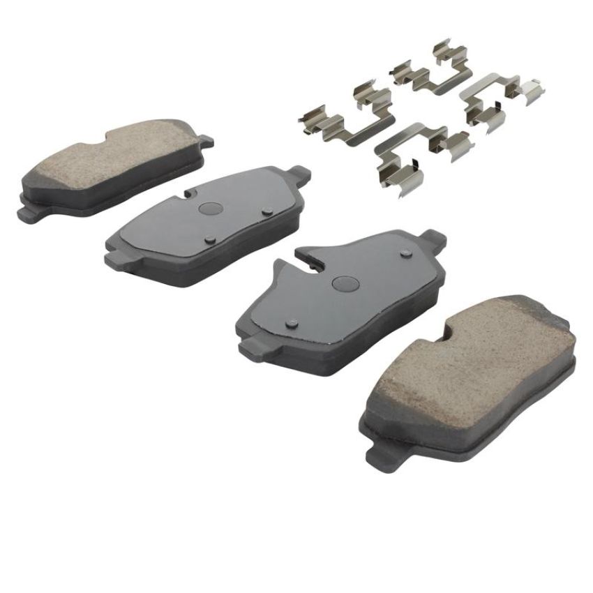 MPA 1001-1308BC Quality-Built Premium Ceramic Brake Pads w/ Hardware
