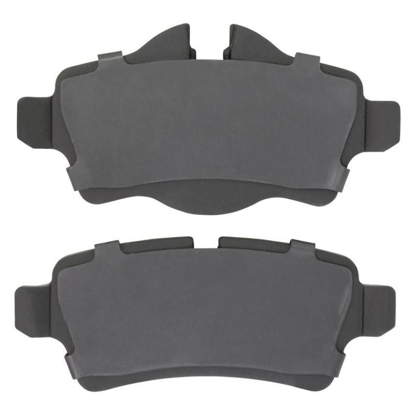 MPA 1001-1309M Quality-Built Premium Semi-Metallic Brake Pads w/ Hardware