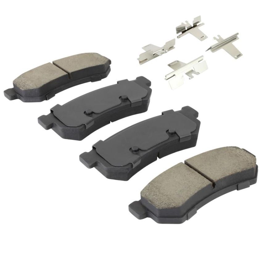 MPA 1001-1315C Quality-Built Premium Ceramic Brake Pads w/ Hardware