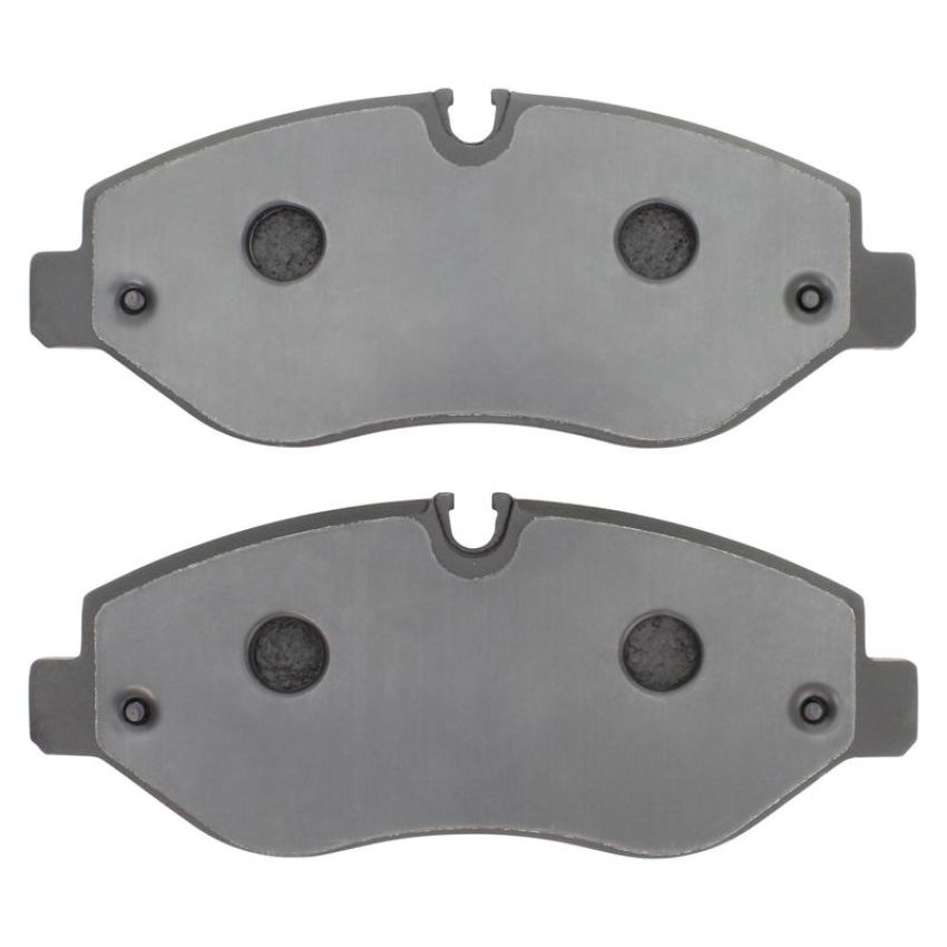 MPA 1001-1316M Quality-Built Premium Semi-Metallic Brake Pads w/ Hardware