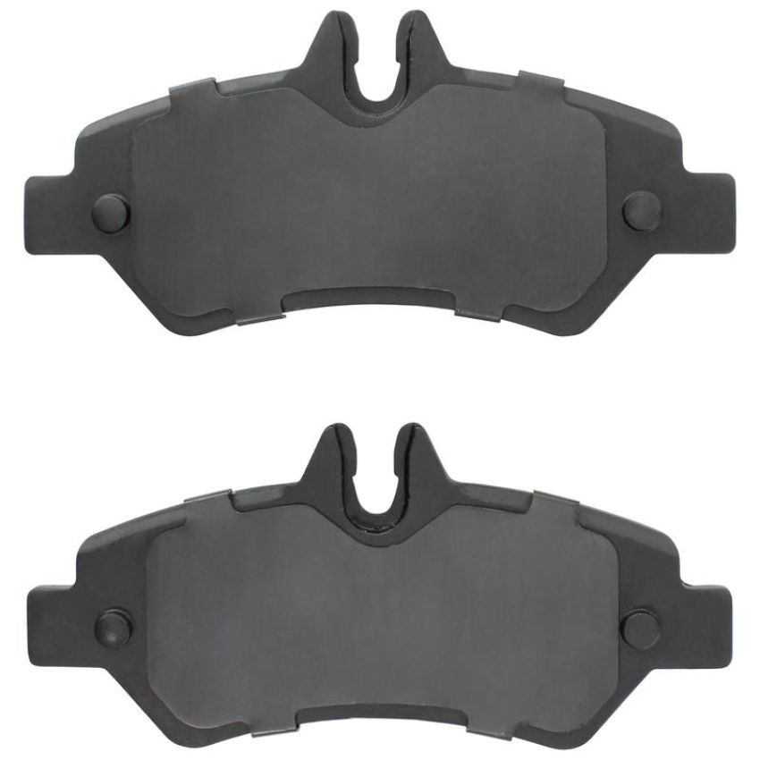MPA 1001-1317M Quality-Built Premium Semi-Metallic Brake Pads w/ Hardware