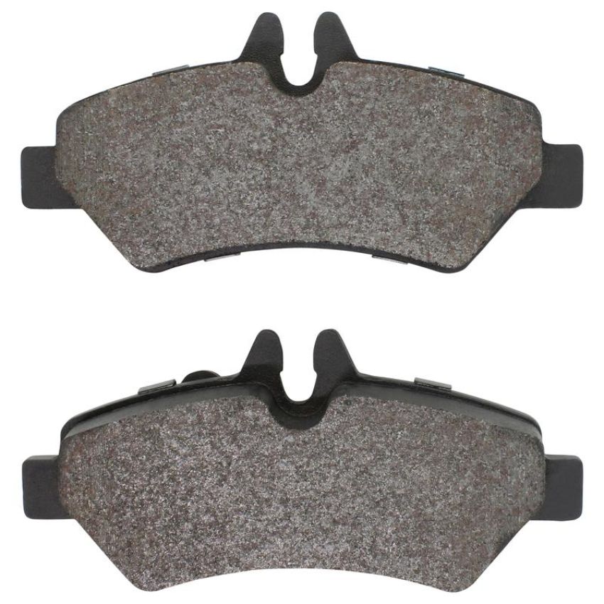 MPA 1001-1317M Quality-Built Premium Semi-Metallic Brake Pads w/ Hardware