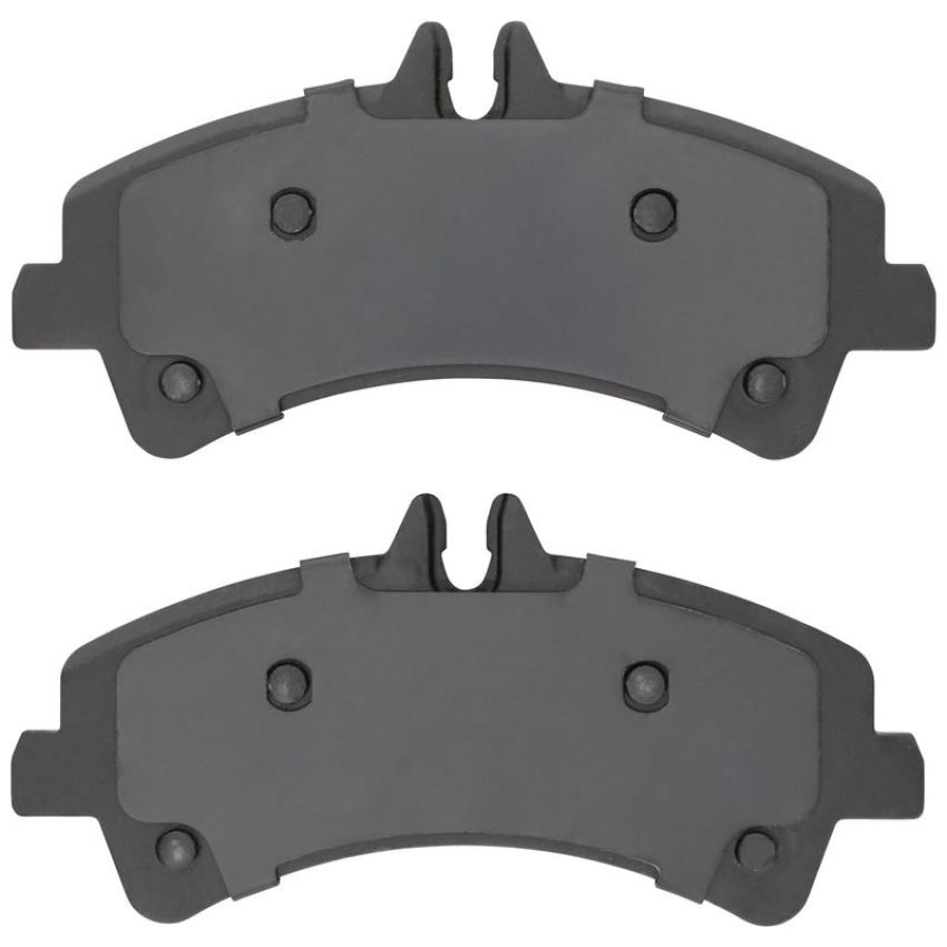 MPA 1001-1318M Quality-Built Premium Semi-Metallic Brake Pads w/ Hardware