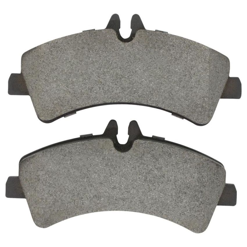 MPA 1001-1318M Quality-Built Premium Semi-Metallic Brake Pads w/ Hardware