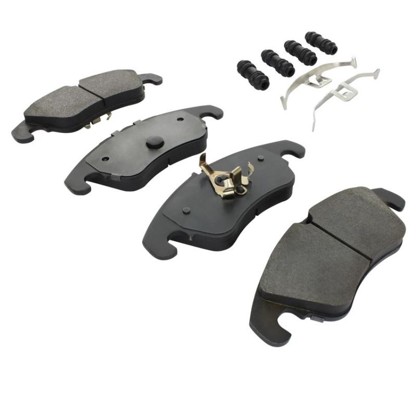 MPA 1001-1322M Quality-Built Premium Semi-Metallic Brake Pads w/ Hardware