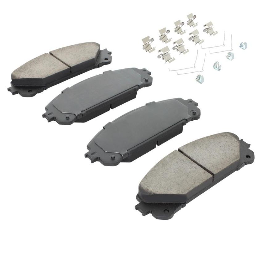 MPA 1001-1324C Quality-Built Premium Ceramic Brake Pads w/ Hardware