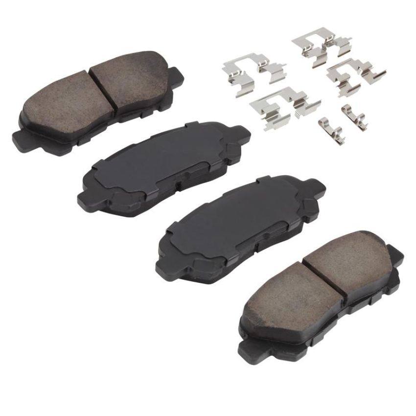 MPA 1001-1325M Quality-Built Premium Semi-Metallic Brake Pads w/ Hardware