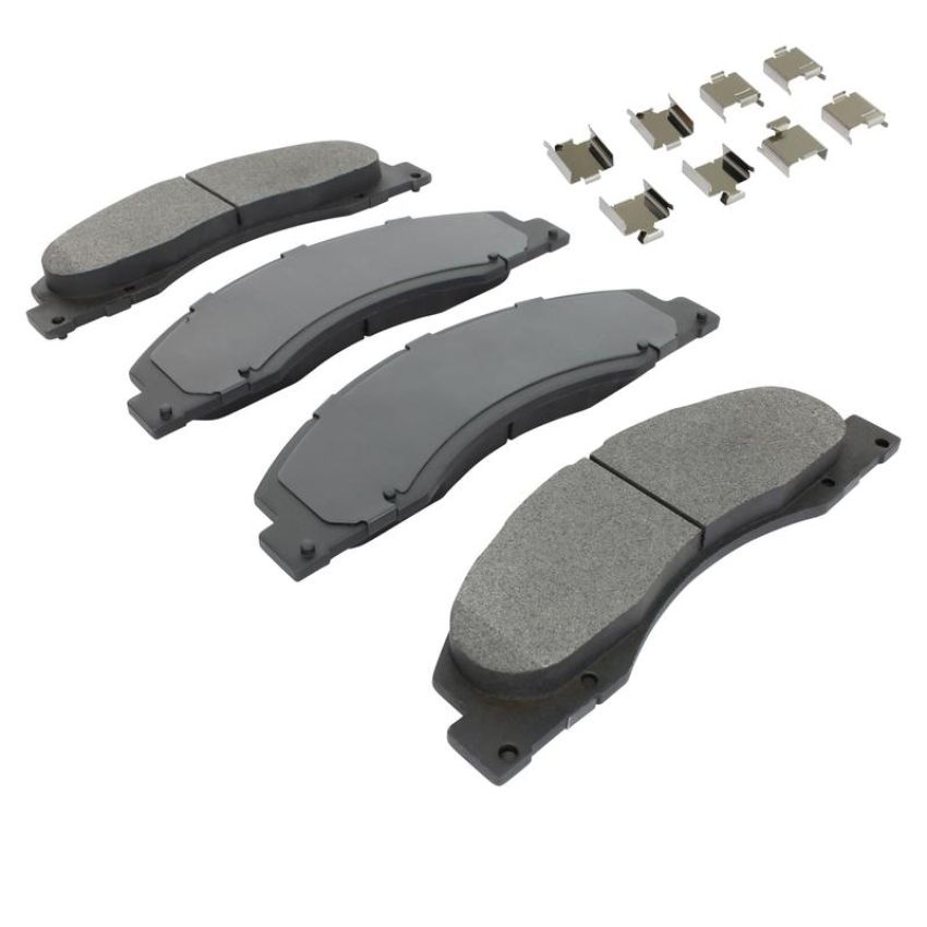 MPA 1001-1328M Quality-Built Premium Semi-Metallic Brake Pads w/ Hardware