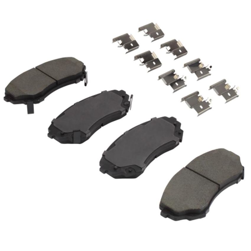 MPA 1001-1331M Quality-Built Premium Semi-Metallic Brake Pads w/ Hardware