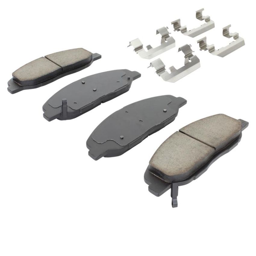 MPA 1001-1332C Quality-Built Premium Ceramic Brake Pads w/ Hardware