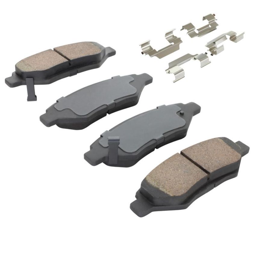 MPA 1001-1337C Quality-Built Premium Ceramic Brake Pads w/ Hardware