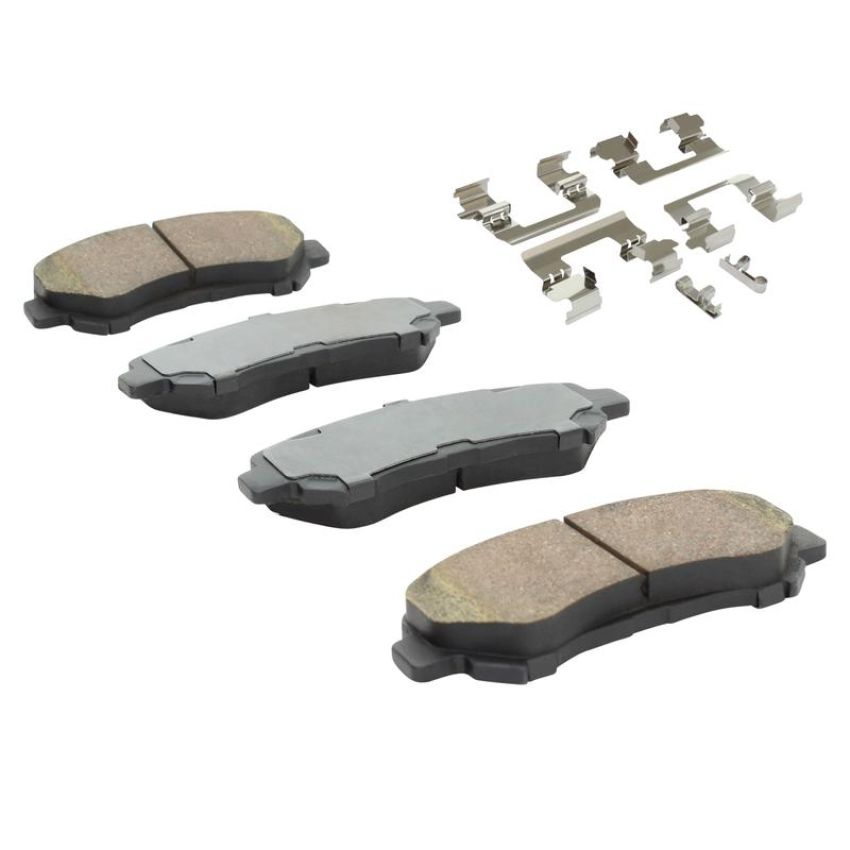 MPA 1001-1338C Quality-Built Premium Ceramic Brake Pads w/ Hardware