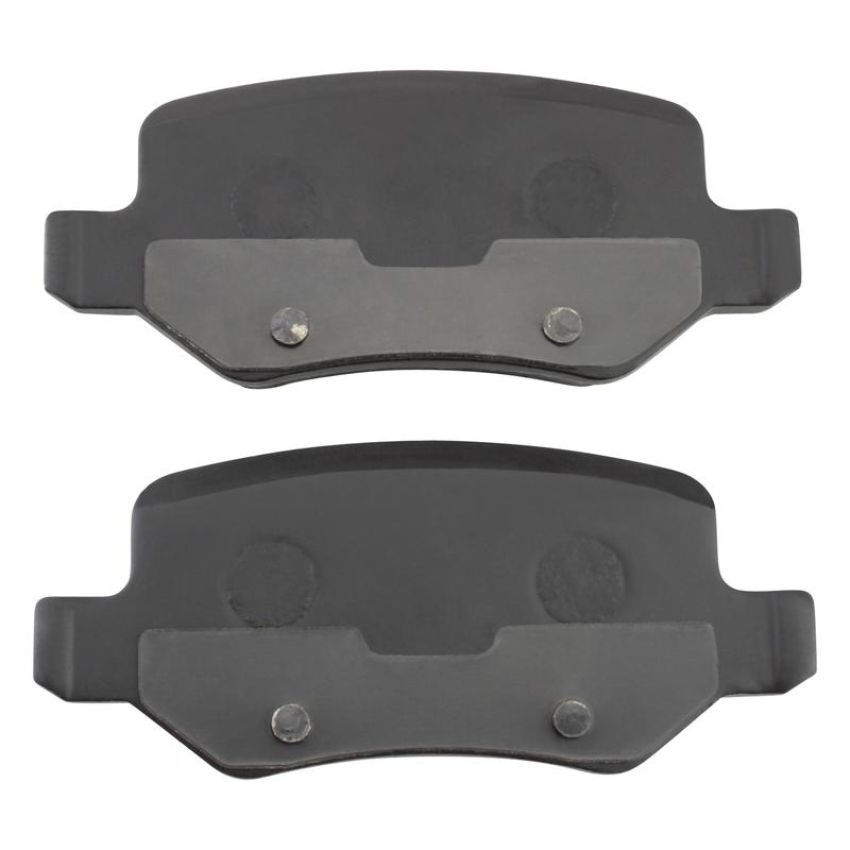 MPA 1001-1358M Quality-Built Premium Semi-Metallic Brake Pads w/ Hardware