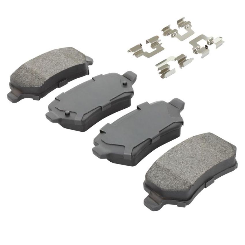 MPA 1001-1362C Quality-Built Premium Ceramic Brake Pads w/ Hardware