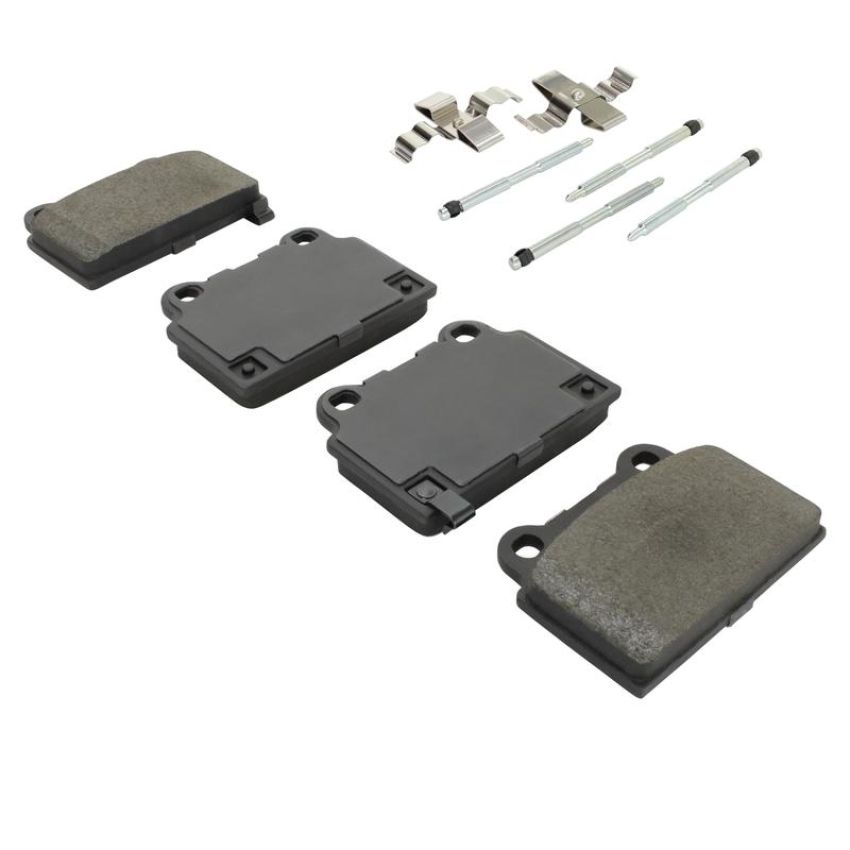 MPA 1001-1368M Quality-Built Premium Semi-Metallic Brake Pads w/ Hardware