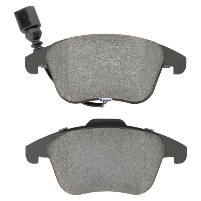 MPA 1001-1375M Quality-Built Premium Semi-Metallic Brake Pads w/ Hardware
