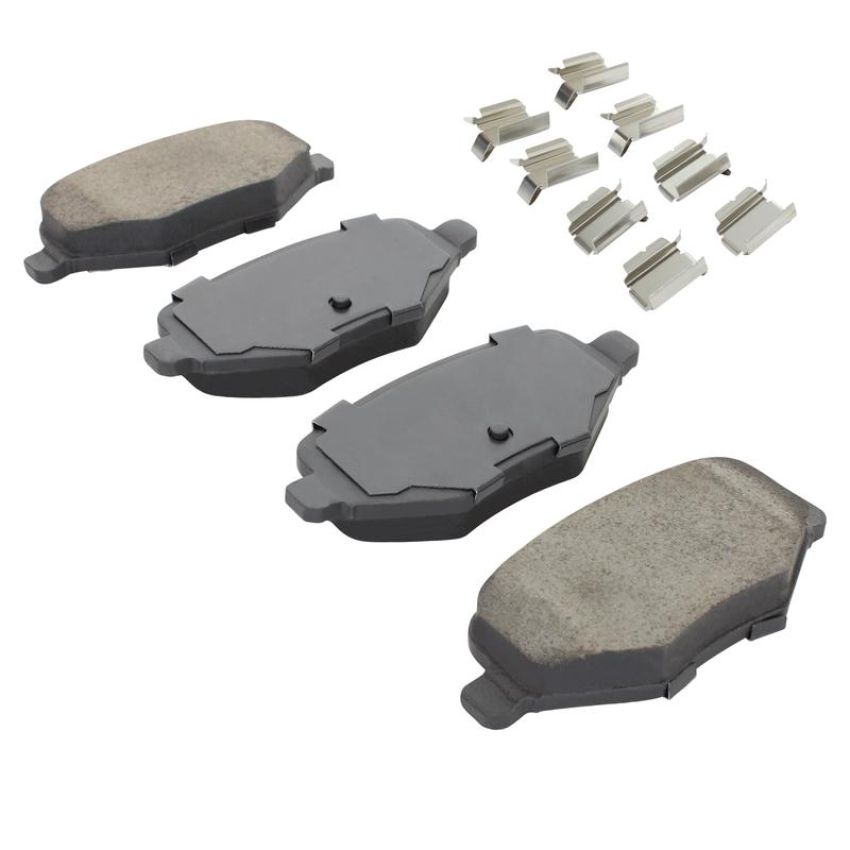 MPA 1001-1377C Quality-Built Premium Ceramic Brake Pads w/ Hardware