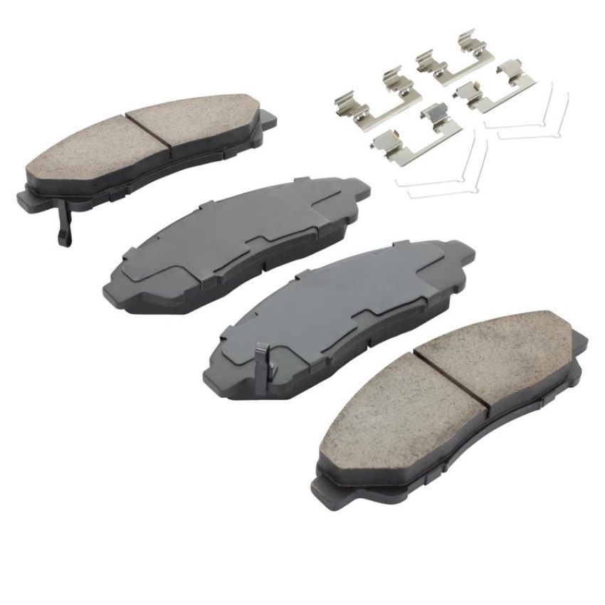 MPA 1001-1378C Quality-Built Premium Ceramic Brake Pads w/ Hardware
