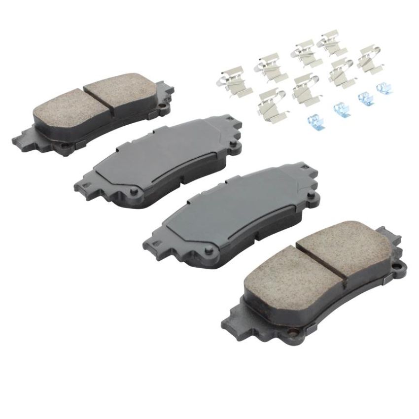 MPA 1001-1391C Quality-Built Premium Ceramic Brake Pads w/ Hardware