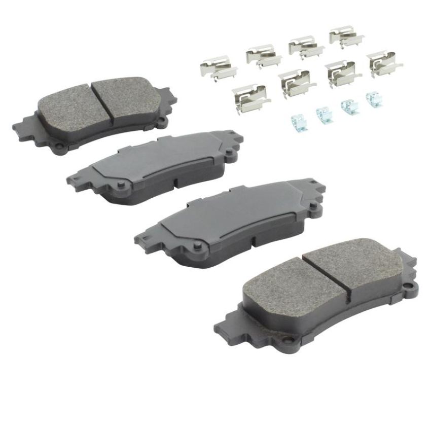 MPA 1001-1391M Quality-Built Premium Semi-Metallic Brake Pads w/ Hardware