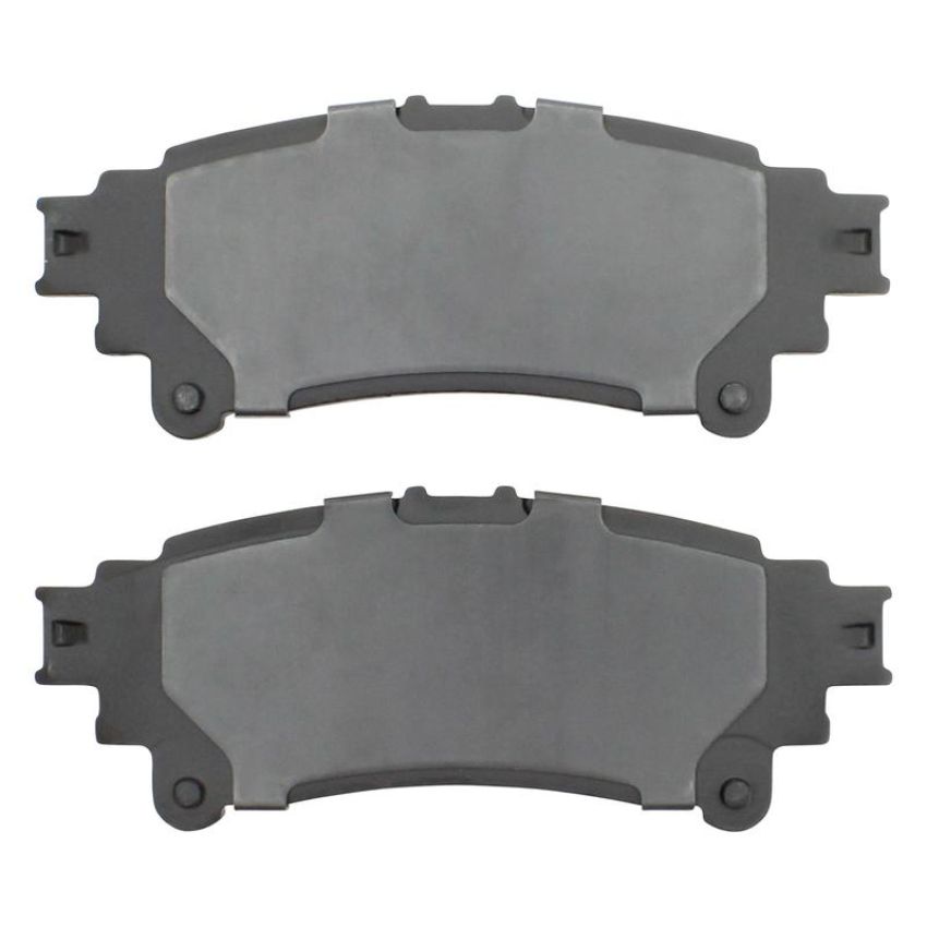 MPA 1001-1391M Quality-Built Premium Semi-Metallic Brake Pads w/ Hardware