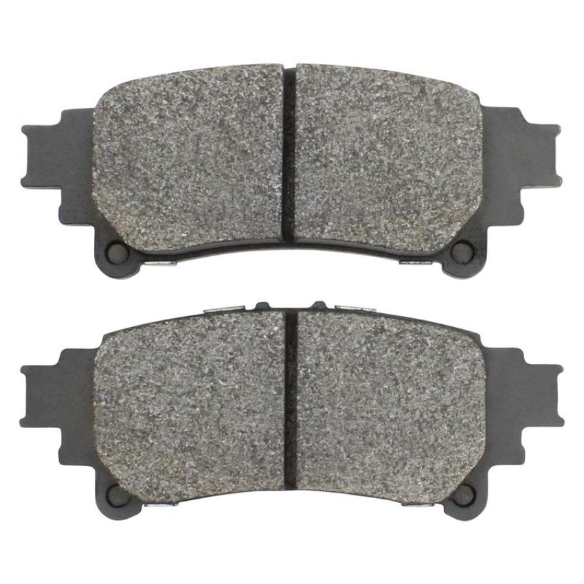MPA 1001-1391M Quality-Built Premium Semi-Metallic Brake Pads w/ Hardware