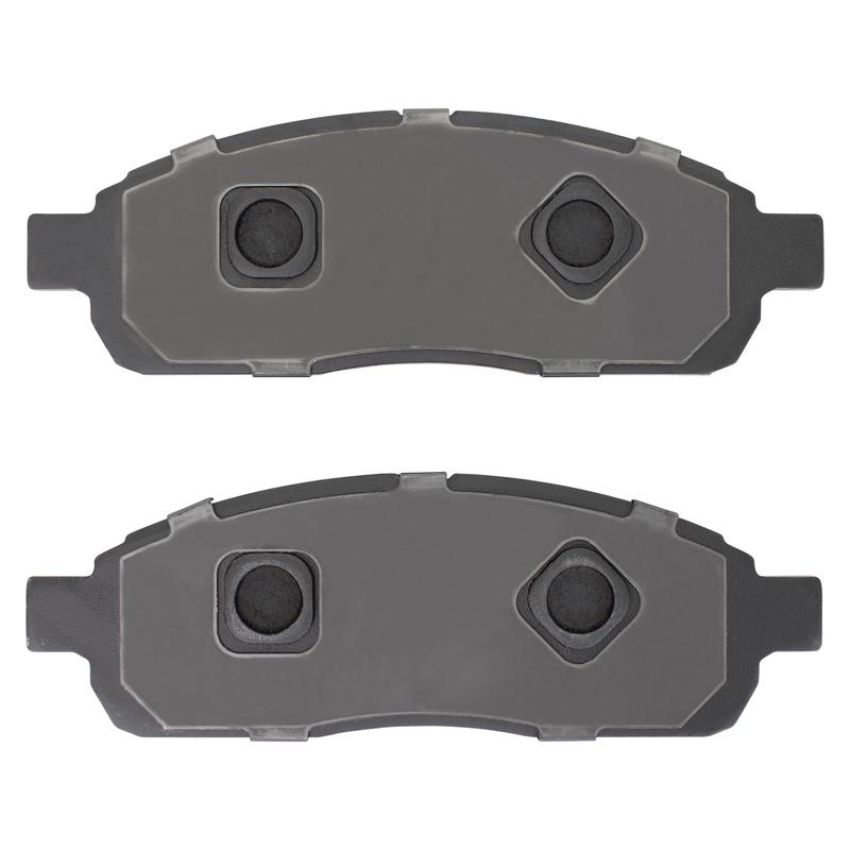 MPA 1001-1392M Quality-Built Premium Semi-Metallic Brake Pads w/ Hardware