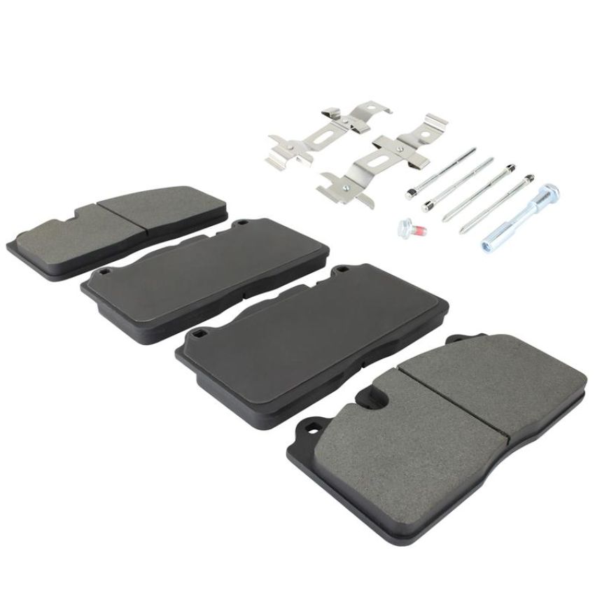 MPA 1001-1395M Quality-Built Premium Semi-Metallic Brake Pads w/ Hardware
