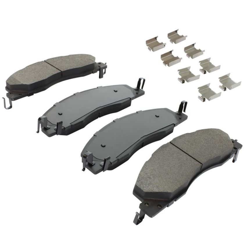 MPA 1001-1399M Quality-Built Premium Semi-Metallic Brake Pads w/ Hardware