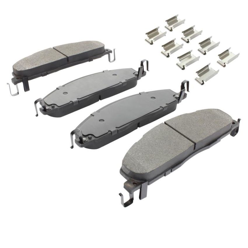 MPA 1001-1400M Quality-Built Premium Semi-Metallic Brake Pads w/ Hardware
