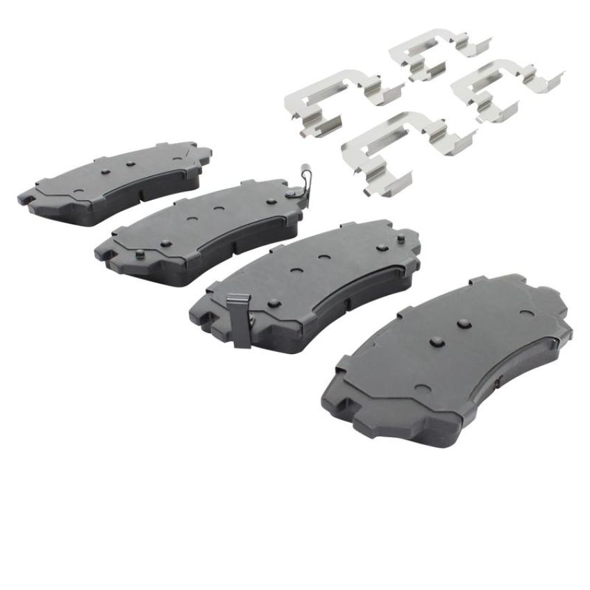 MPA 1001-1404C Quality-Built Premium Ceramic Brake Pads w/ Hardware