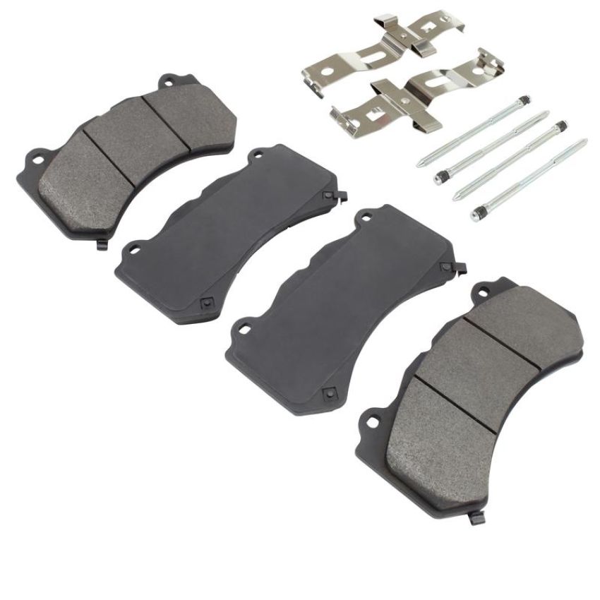 MPA 1001-1405AM Quality-Built Premium Semi-Metallic Brake Pads w/ Hardware