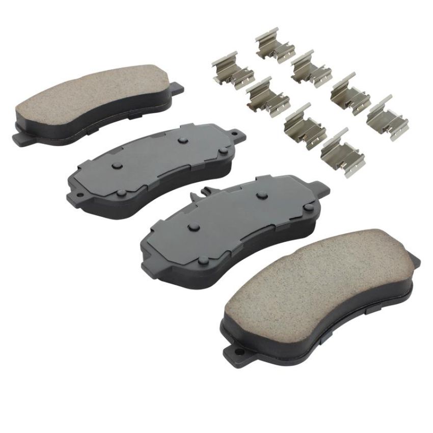 MPA 1001-1406C Quality-Built Premium Ceramic Brake Pads w/ Hardware