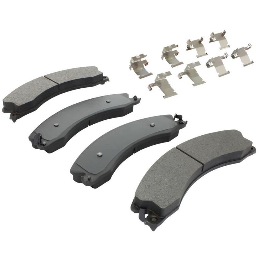 MPA 1001-1411C Quality-Built Premium Ceramic Brake Pads w/ Hardware