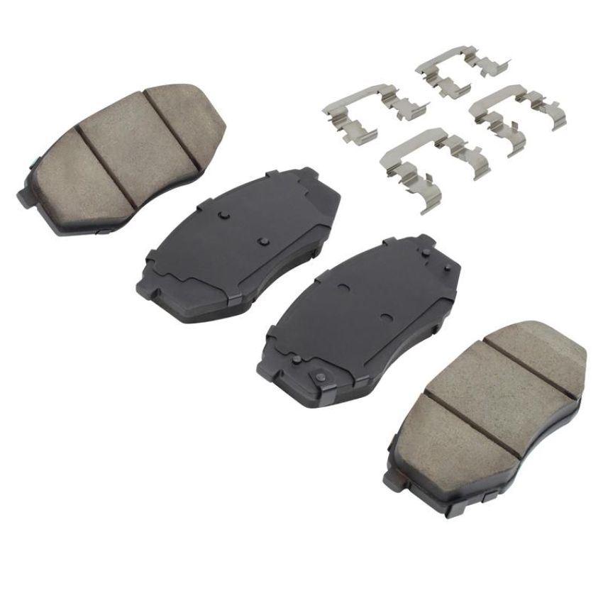 MPA 1001-1447C Quality-Built Premium Ceramic Brake Pads w/ Hardware