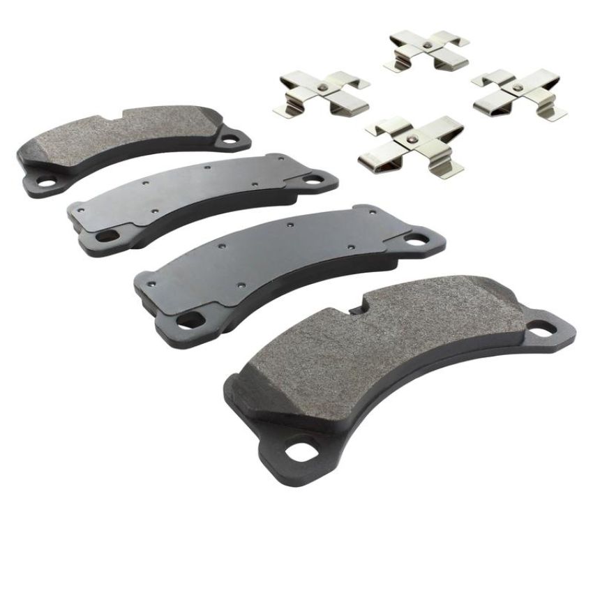 MPA 1001-1452M Quality-Built Premium Semi-Metallic Brake Pads w/ Hardware
