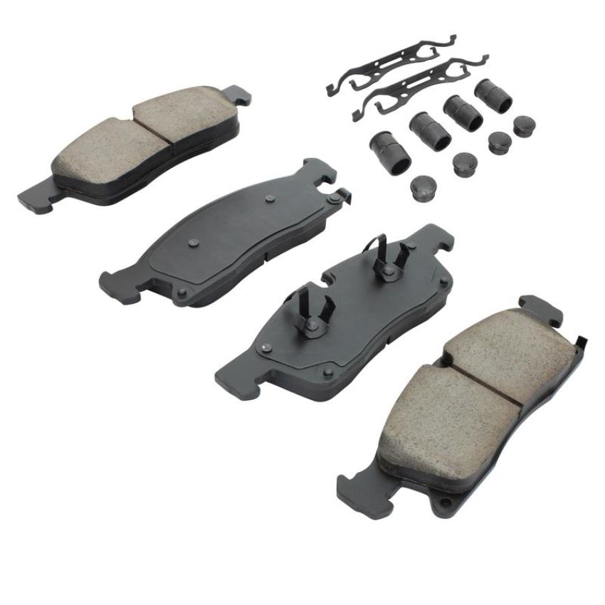 MPA 1001-1455C Quality-Built Premium Ceramic Brake Pads w/ Hardware